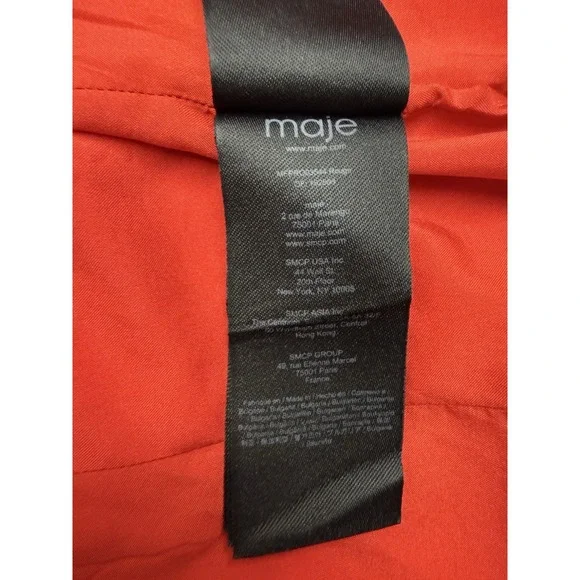 Maje Ribala Tweed Square Neck Mini Dress.Parisian Chic Party Wedding Guest. 36/S - Picture 10 of 14